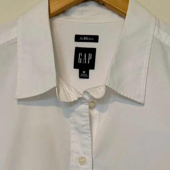 GAP NWOT Cotton Poplin Big Shirt - Picture 4 of 6